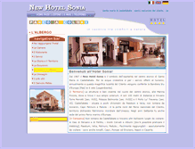 Tablet Screenshot of hotelsonia.it